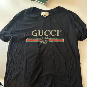 Gucci Men's T-Shirt - M Black (Unisex)